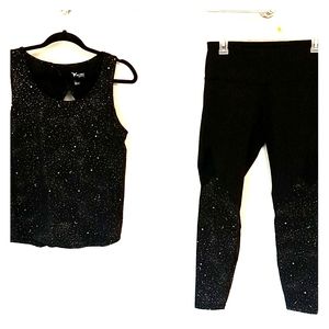 Old Navy Starry Night Matching Workout Set